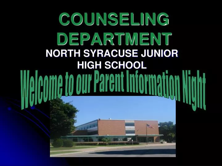counseling department