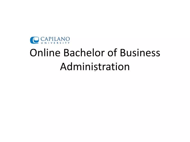 online bachelor of business administration