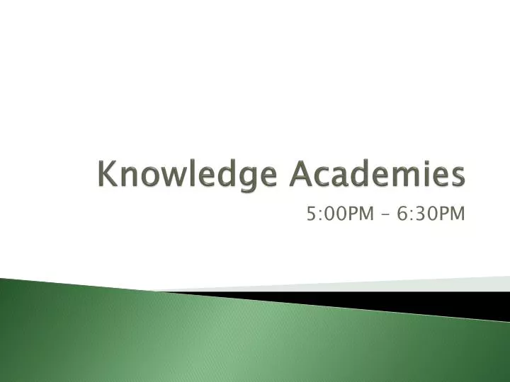 knowledge academies