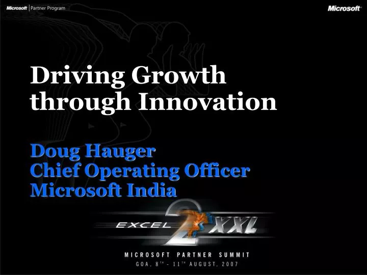 driving growth through innovation