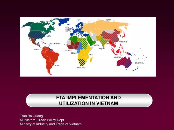 tran ba cuong multilateral trade policy dept ministry of industry and trade of vietnam