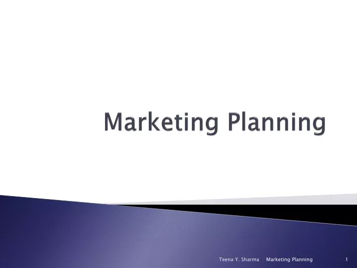 marketing planning