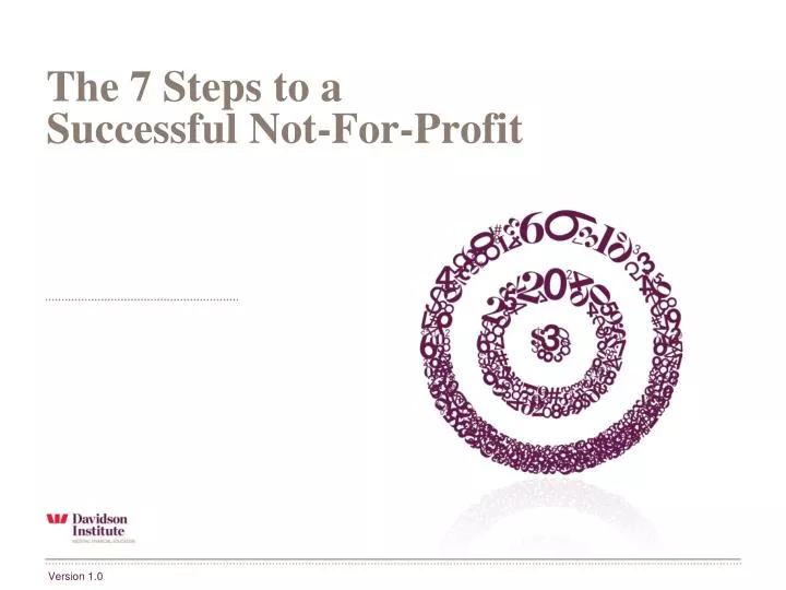 the 7 steps to a successful not for profit