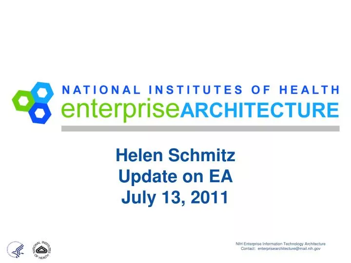 helen schmitz update on ea july 13 2011