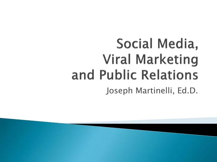 social media viral marketing and public relations