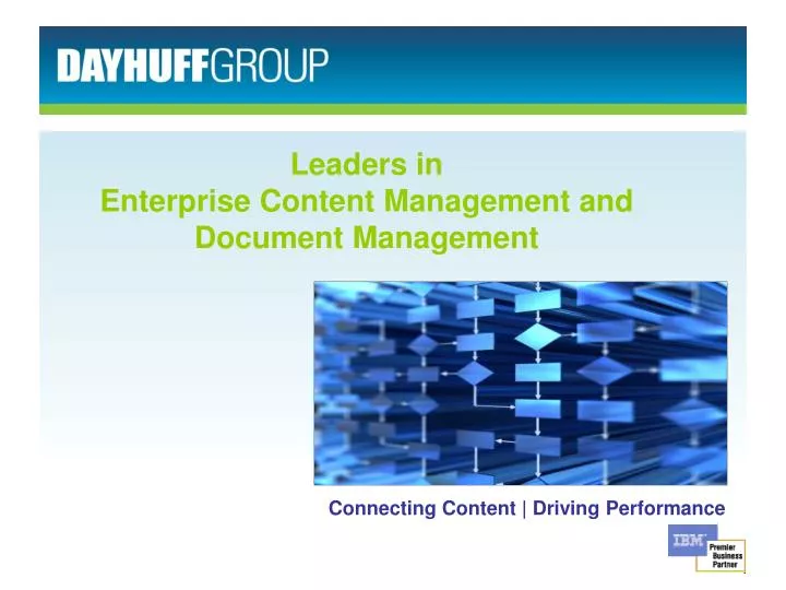 leaders in enterprise content management and document management