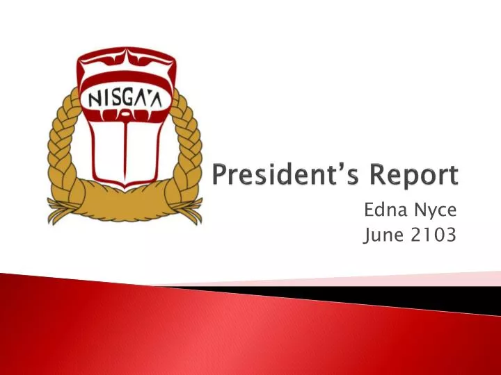 president s report