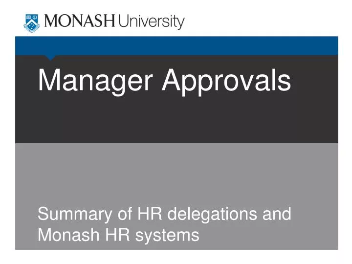 manager approvals