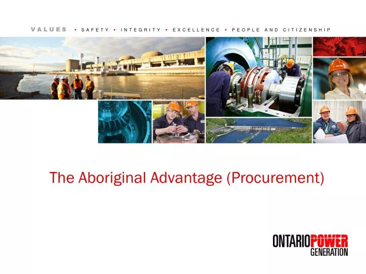 the aboriginal advantage procurement