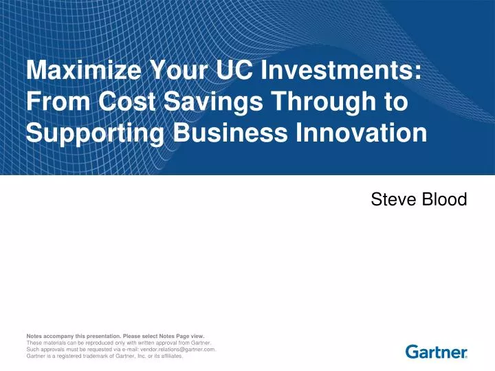 maximize your uc investments from cost savings through to supporting business innovation