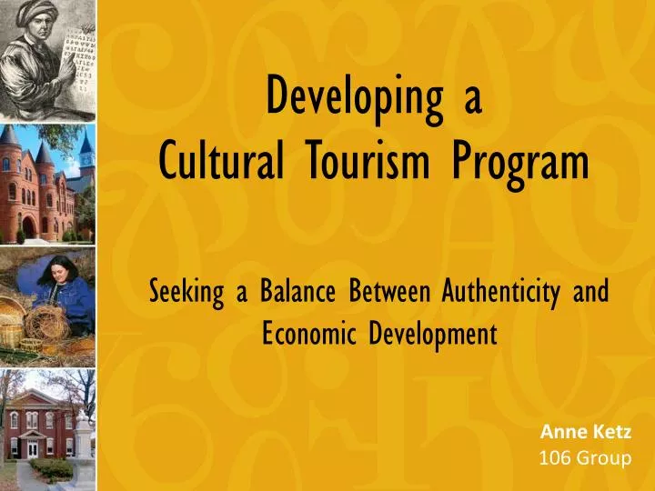 developing a cultural tourism program