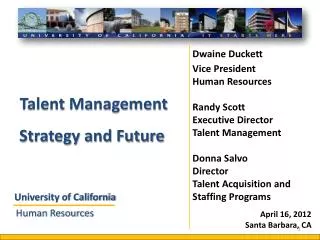 Talent Management Strategy and Future