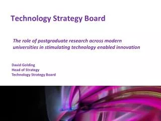 Technology Strategy Board