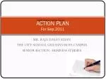 ACTION PLAN For Sep.2011 - slide 1