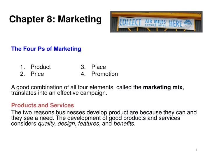chapter 8 marketing