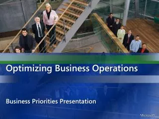 Optimizing Business Operations