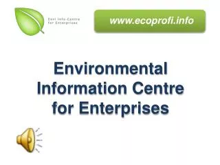 Environmental Information Centre for Enterprises