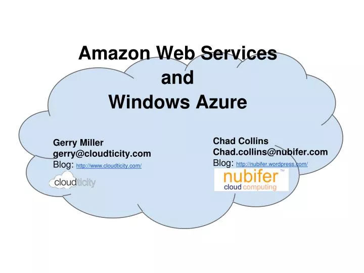 amazon web services and windows azure