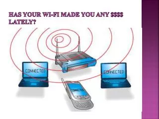 Has Your Wi-Fi Made You Any $$$$ Lately?