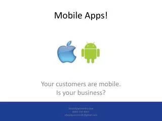 Mobile Apps!