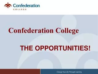 the opportunities