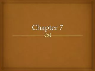 Chapter 7