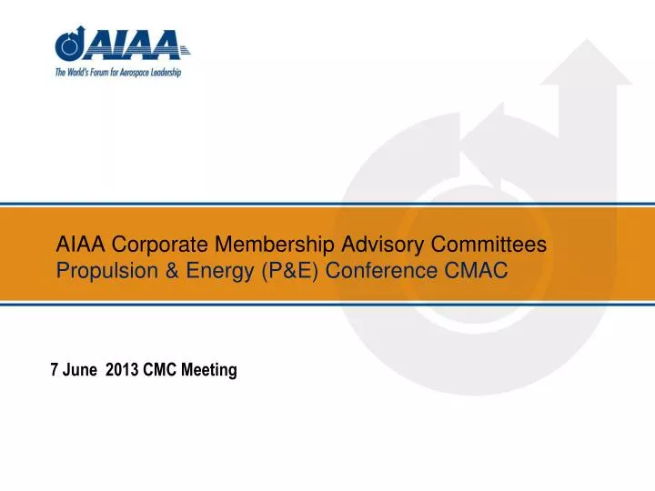 aiaa corporate membership advisory committees propulsion energy p e conference cmac