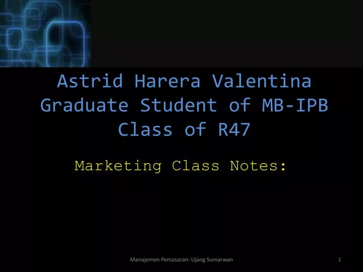 astrid harera valentina graduate student of mb ipb class of r47