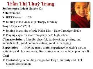 Trần Thị Thuỳ Trang