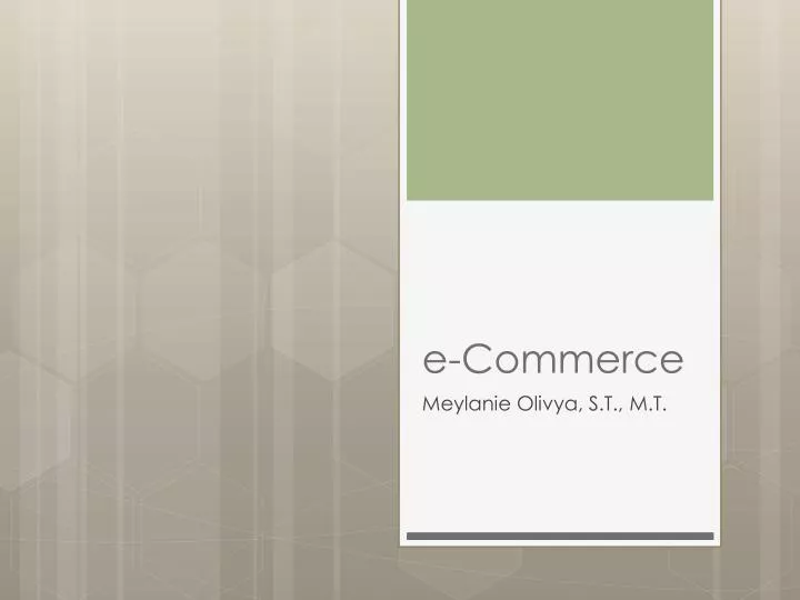 e commerce