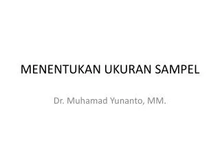 menentukan ukuran sampel