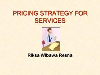 pricing strategy for services