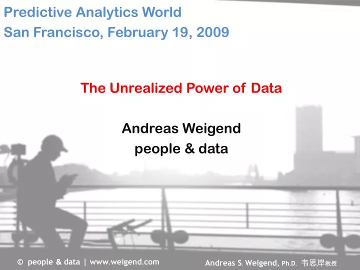 predictive analytics world san francisco february 19 2009