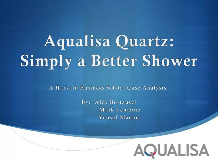 aqualisa quartz simply a better shower
