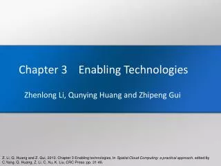 Chapter 3 Enabling Technologies
