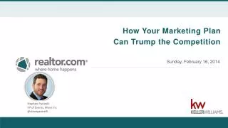 How Your M arketing P lan Can T rump the Competition