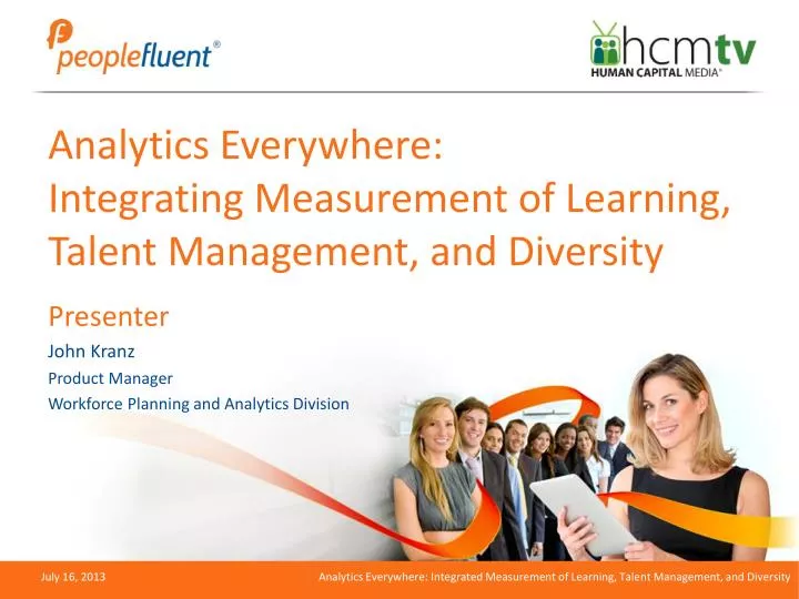 analytics everywhere integrating measurement of learning talent management and diversity