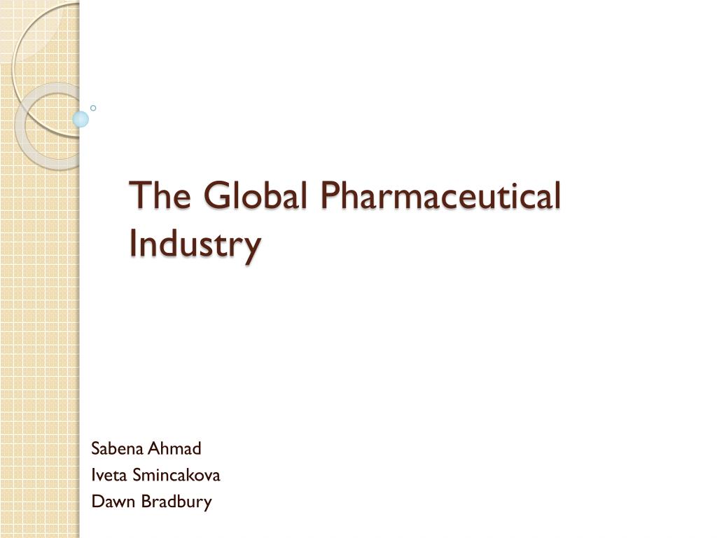 PPT - The Global Pharmaceutical Industry PowerPoint Presentation, free ...