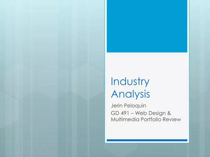 industry analysis