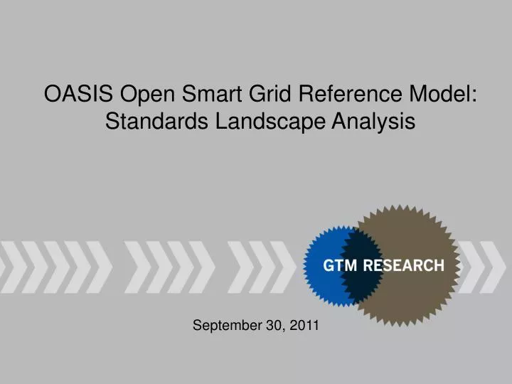 oasis open smart grid reference model standards landscape analysis