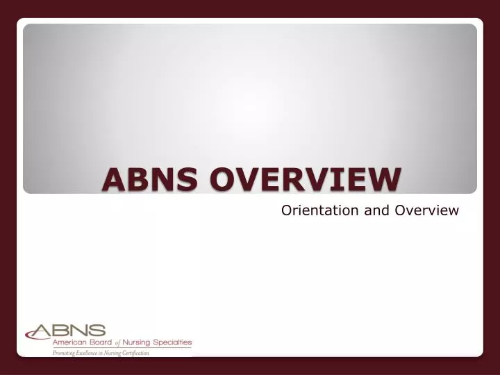 abns overview
