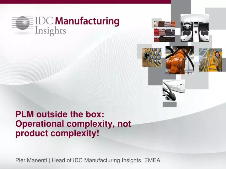 plm outside the box operational complexity not product complexity