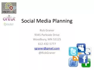 Social Media Planning