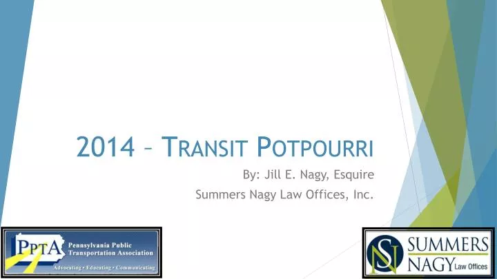 2014 transit potpourri