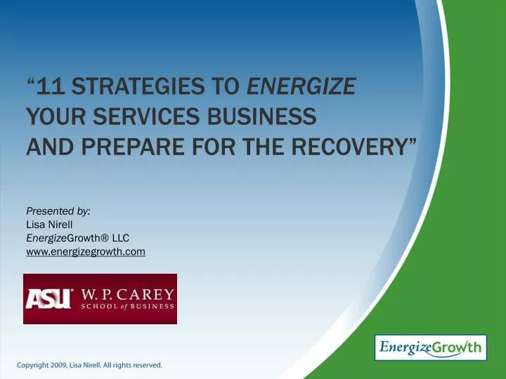 presented by lisa nirell energize growth llc www energizegrowth com