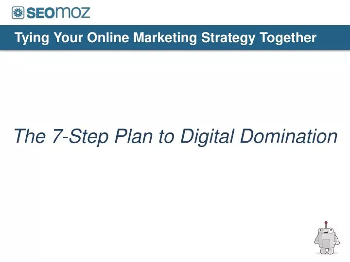 tying your online marketing strategy together