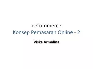 e commerce konsep pemasaran online 2