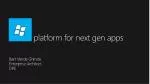 platform for next gen apps - slide 1