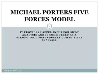 MICHAEL PORTERS FIVE FORCES MODEL
