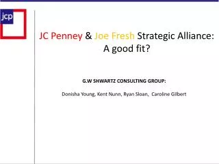 JC Penney &amp; Joe Fresh Strategic Alliance: A good fit?